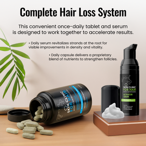 Skin Clinic for Hair Serum and Tablet Kit